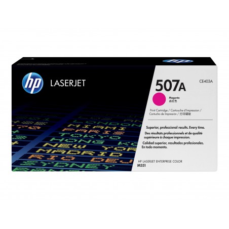 HP 507A - magenta - original - toner HP 507A - magenta - original - toner