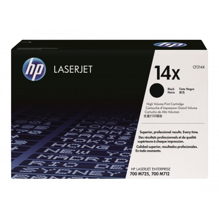 HP 14X - à rendement élevé - noire - original - toner HP 14X - à rendement élevé - noire - original - toner