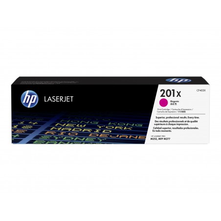 HP 201X - à rendement élevé - magenta - original - toner HP 201X - à rendement élevé - magenta - original - toner
