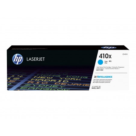 HP 410X - à rendement élevé - cyan - original - toner HP 410X - à rendement élevé - cyan - original - toner