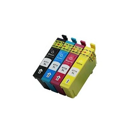 Compatible Epson T0715 Multipack - 4 cartouches